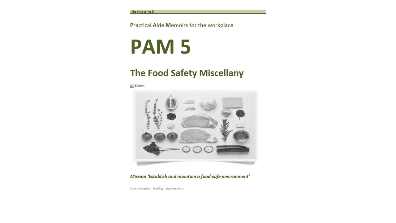 PAM 5 'The Food Safety Miscellany'